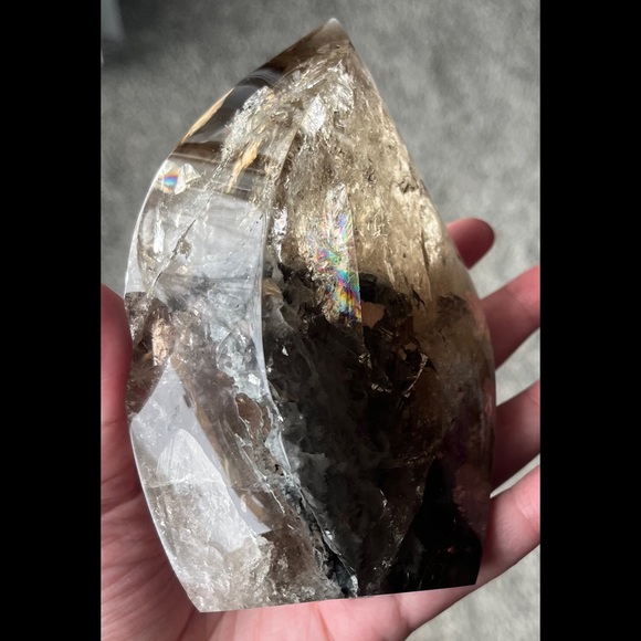 Smoky Garden Quartz Flame - Picture 10 of 17